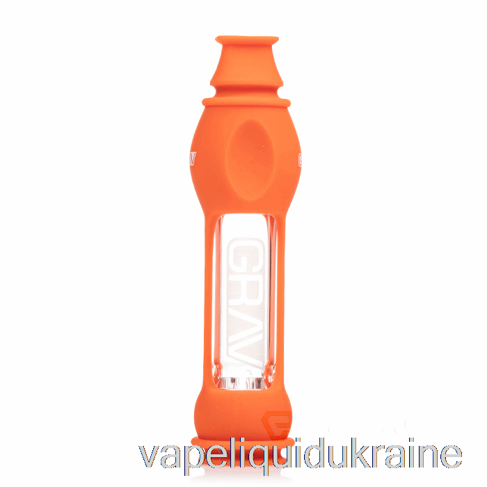 Vape Ukraine GRAV Octo-Taster with Silicone Skin Scarlet Orange